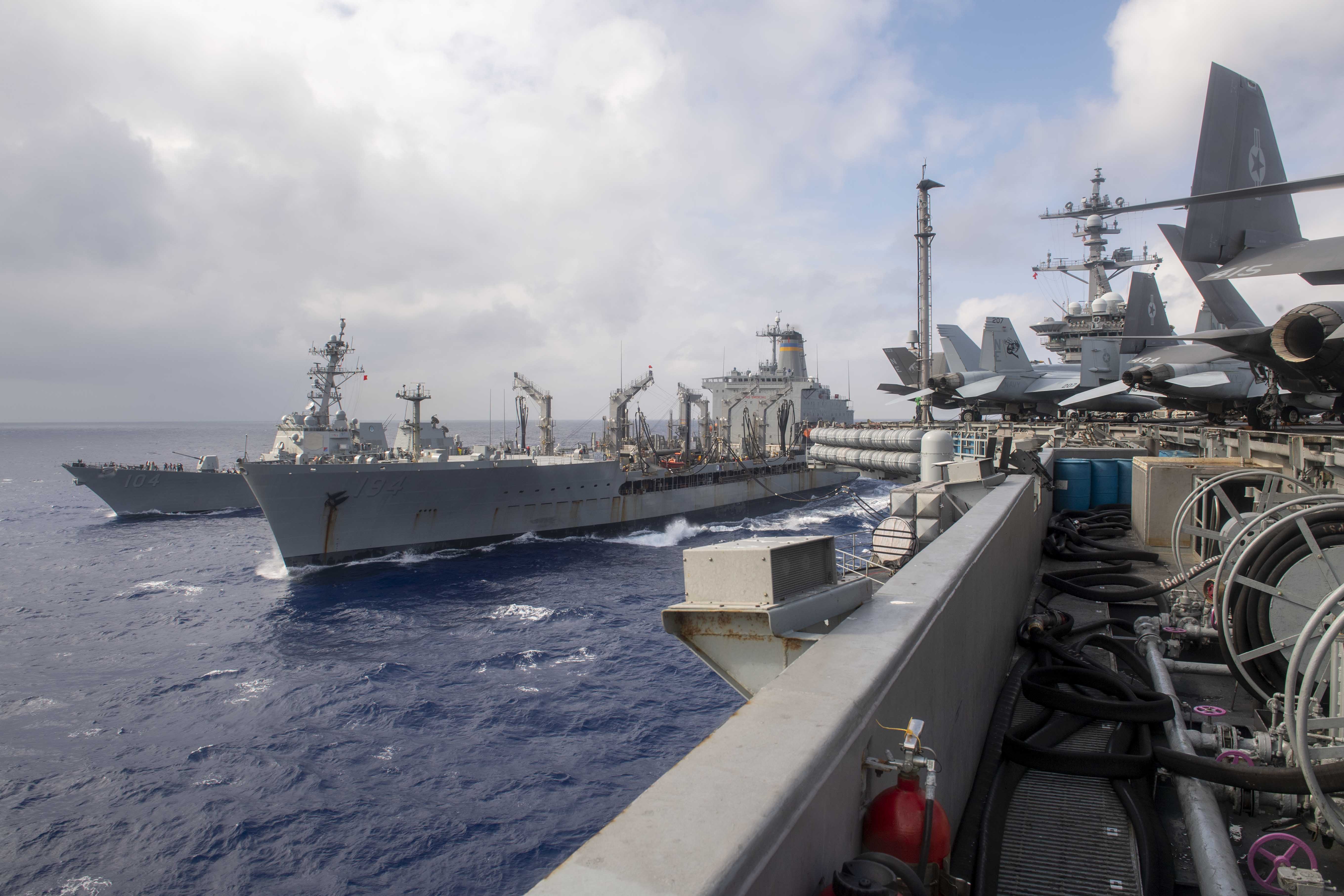 USS Carl Vinson (CVN 70) underway operations.