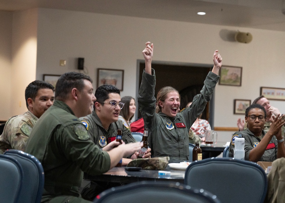 Missileers cheering