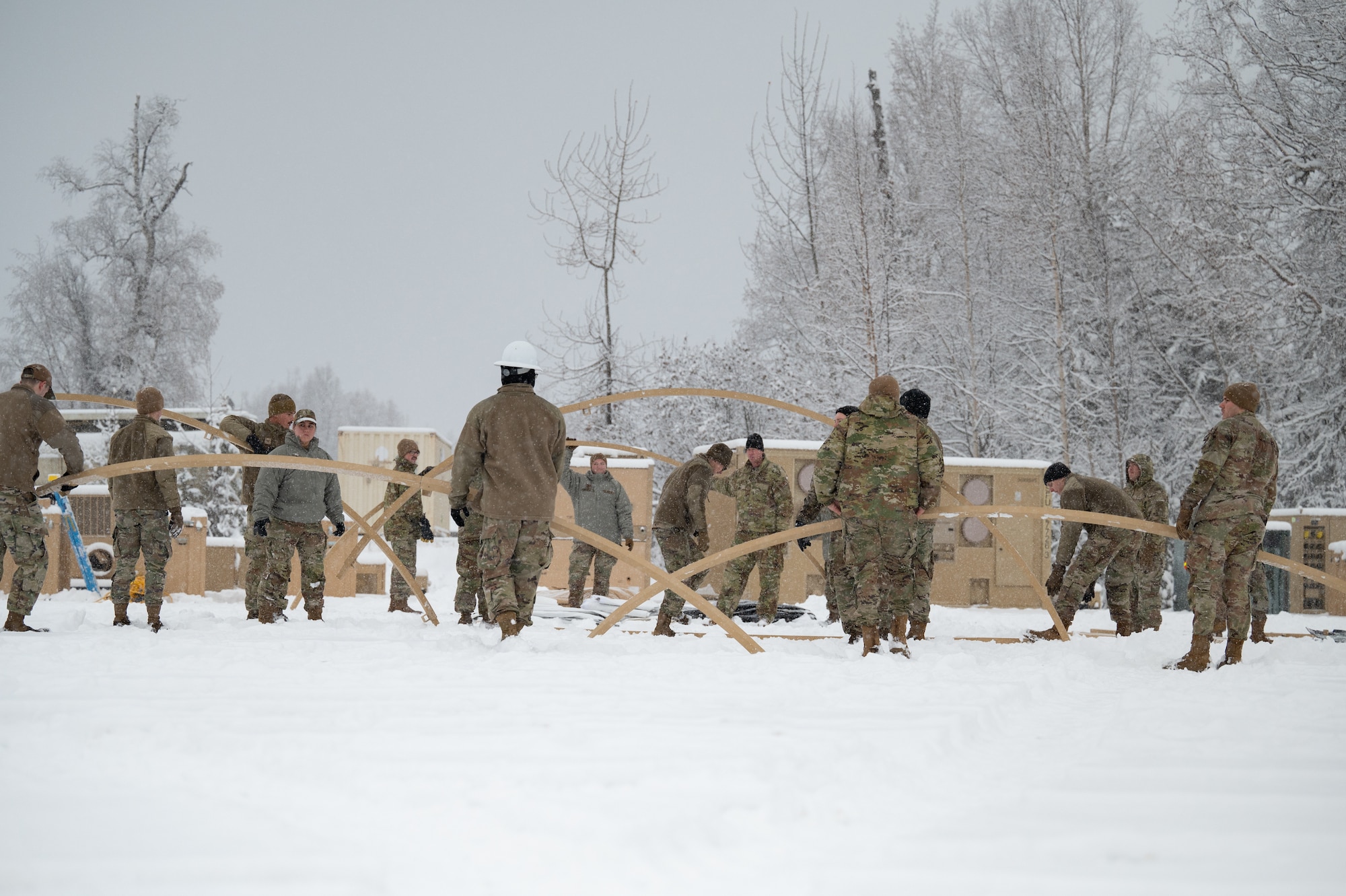 Polar Force is a training exercise designed to test JBER’s mission readiness as well as honing Airmen’s skills and techniques in a simulated expeditionary environment.