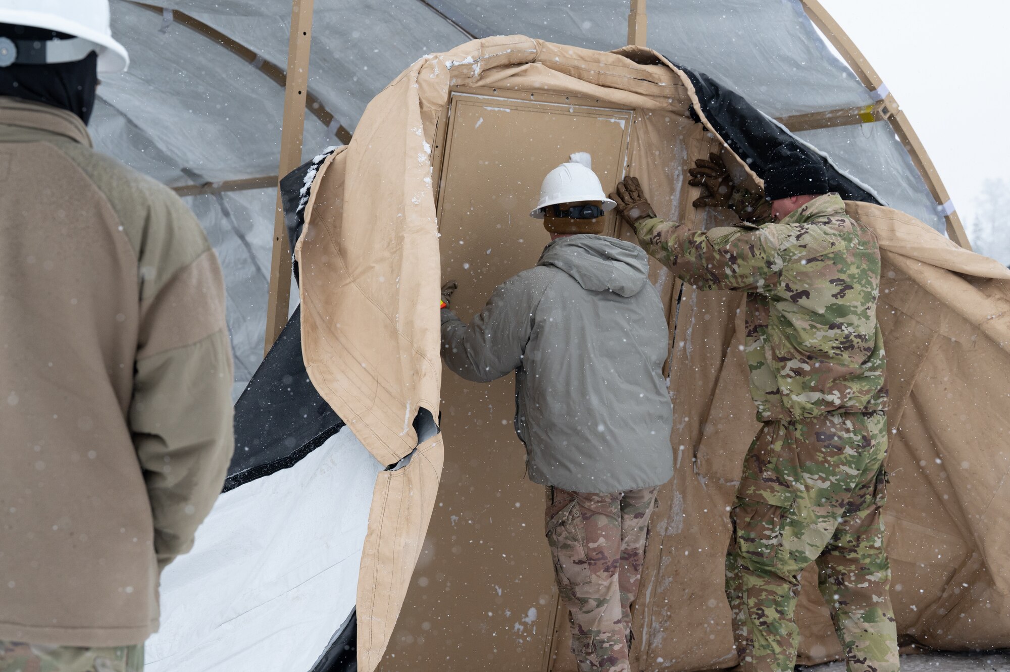 Polar Force is a training exercise designed to test JBER’s mission readiness as well as honing Airmen’s skills and techniques in a simulated expeditionary environment.