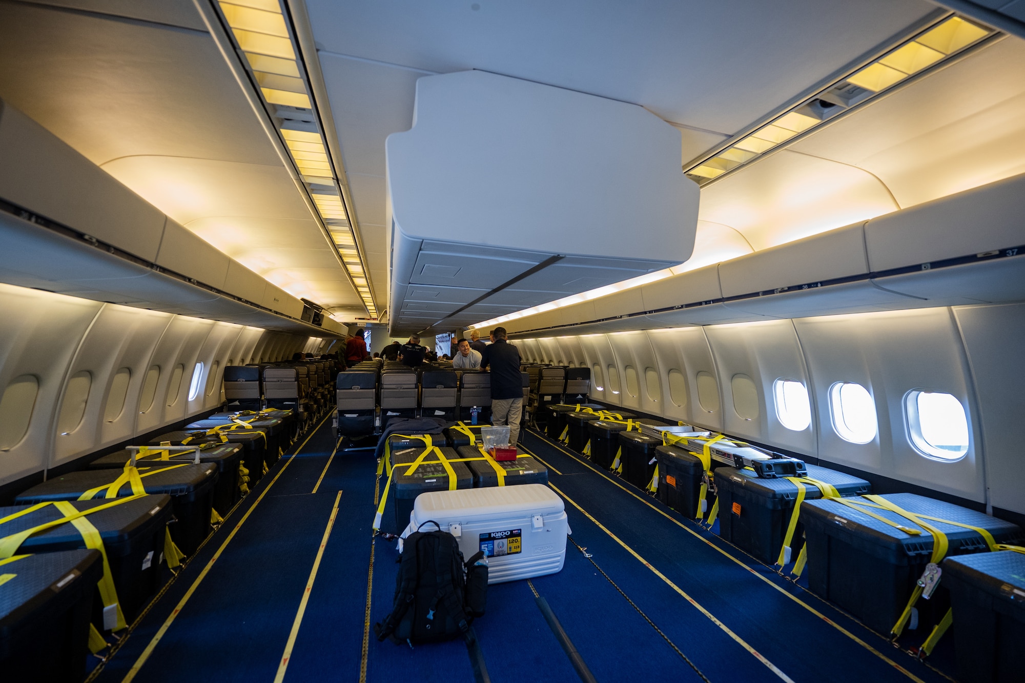 Photo of Cargo loaded onto a commercial KDC-10 Tanker aircraft