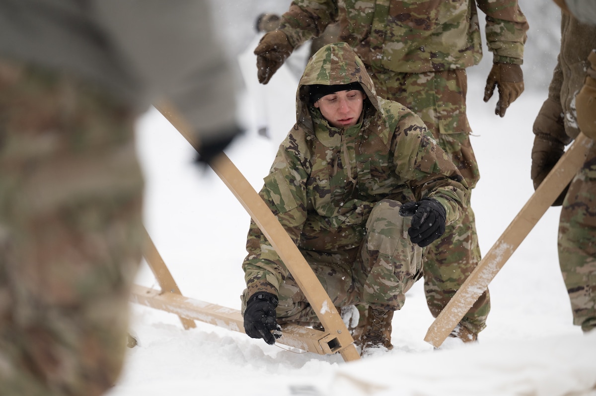 Polar Force is a training exercise designed to test JBER’s mission readiness as well as honing Airmen’s skills and techniques in a simulated expeditionary environment.