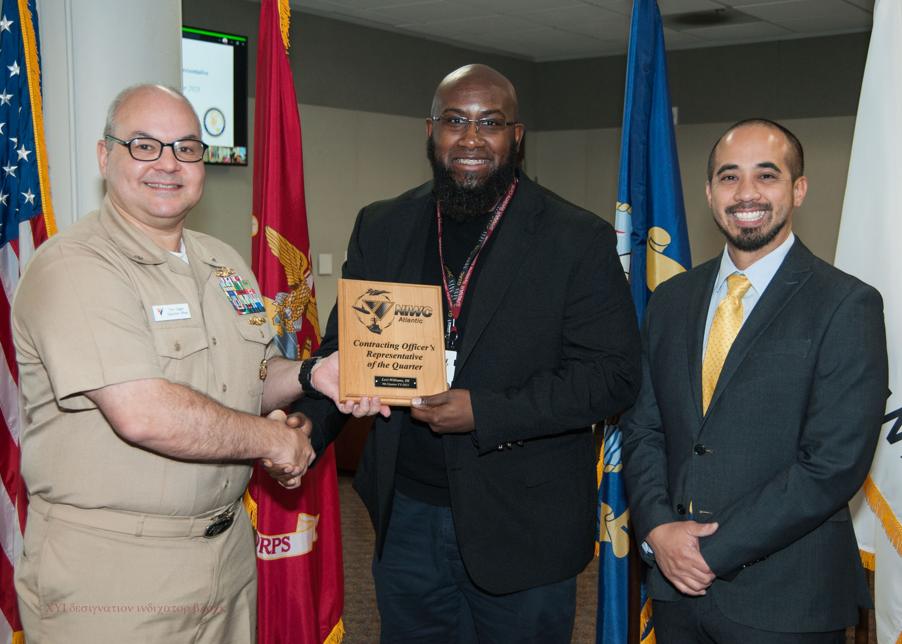 NIWC Atlantic's FY23 Q4 Awards Ceremony and All Hands at JB Charleston, NOLA and Hampton Roads VA on 2 Nov 2023.