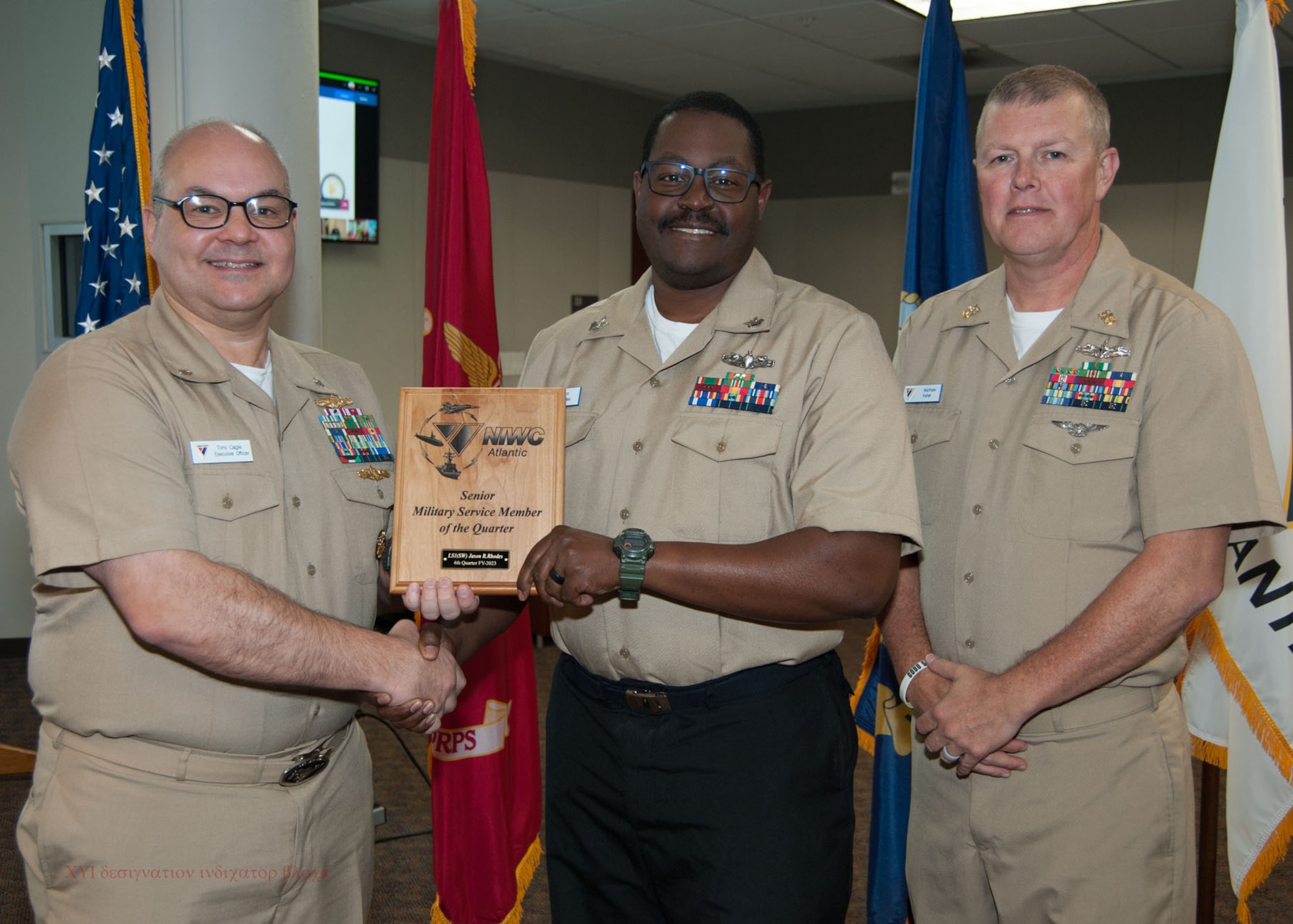 NIWC Atlantic's FY23 Q4 Awards Ceremony and All Hands at JB Charleston, NOLA and Hampton Roads VA on 2 Nov 2023.