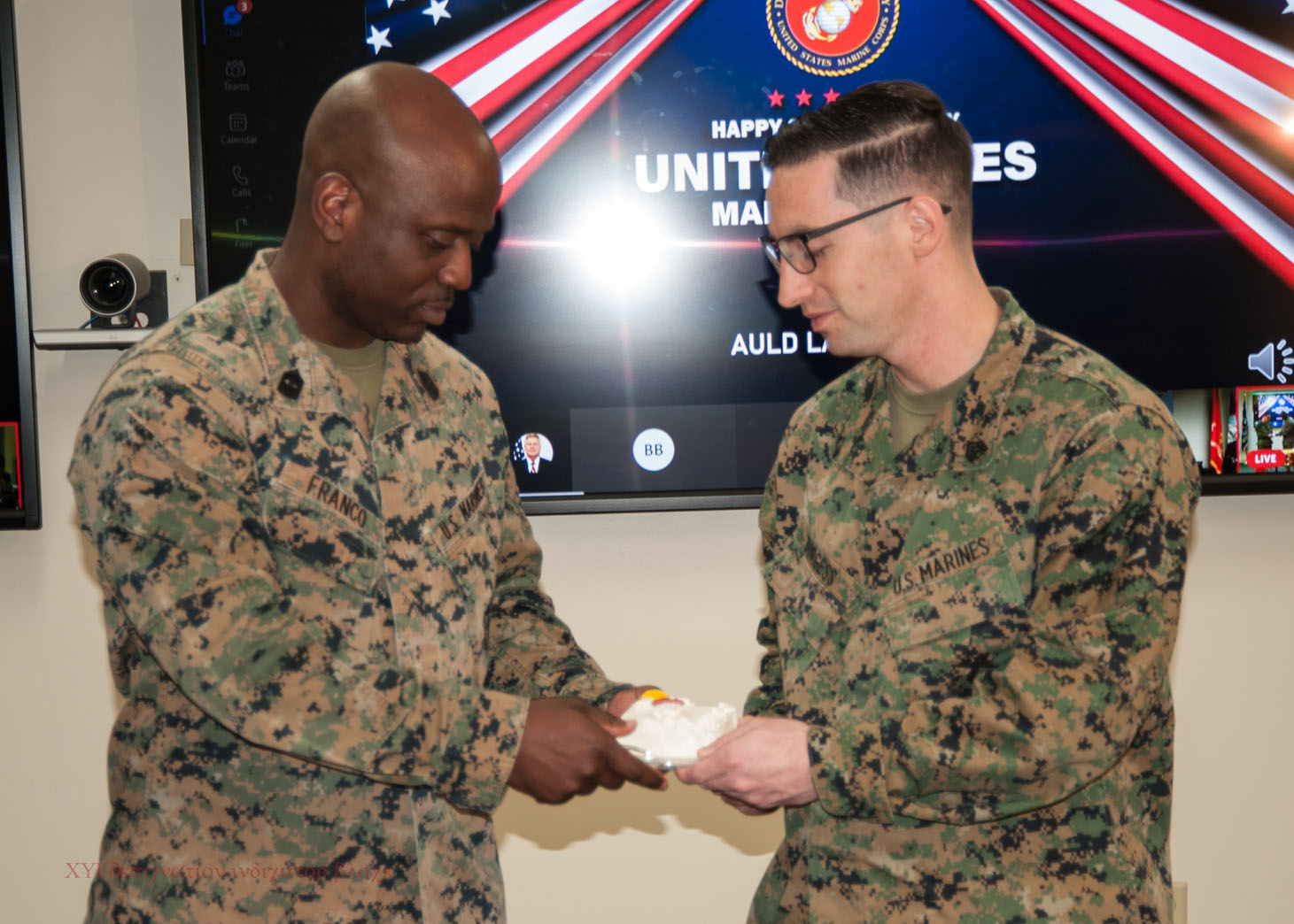 NIWC Atlantic celebrates USMC 248th Birthday in Hampton Roads, VA on 7 Nov 2023.