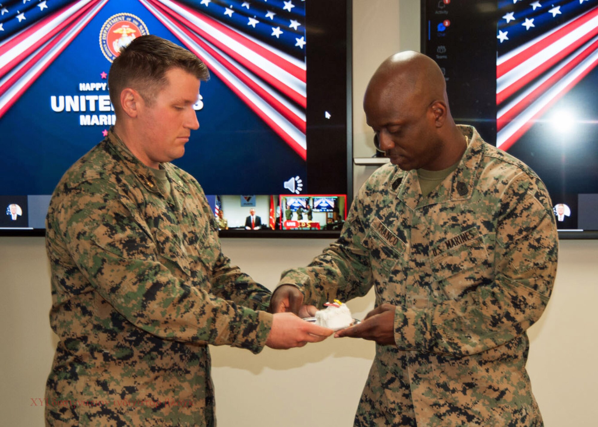 NIWC Atlantic celebrates USMC 248th Birthday in Hampton Roads, VA on 7 Nov 2023.