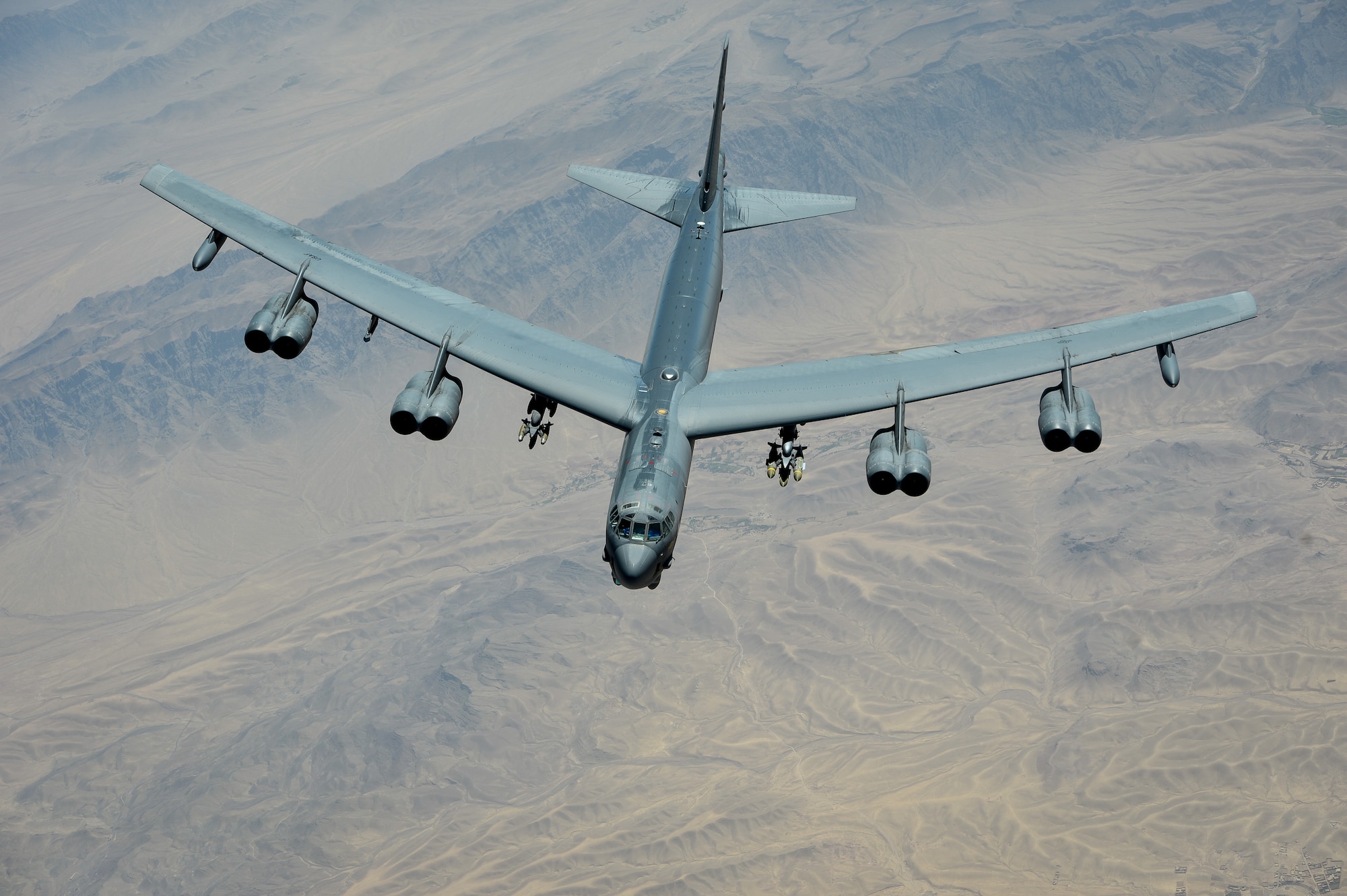 B-52 Stratofortress in flight.