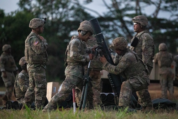 100th Battalion 442nd Infantry Regiment Soldiers Conduct MORTEP Certification Training in Hawaii