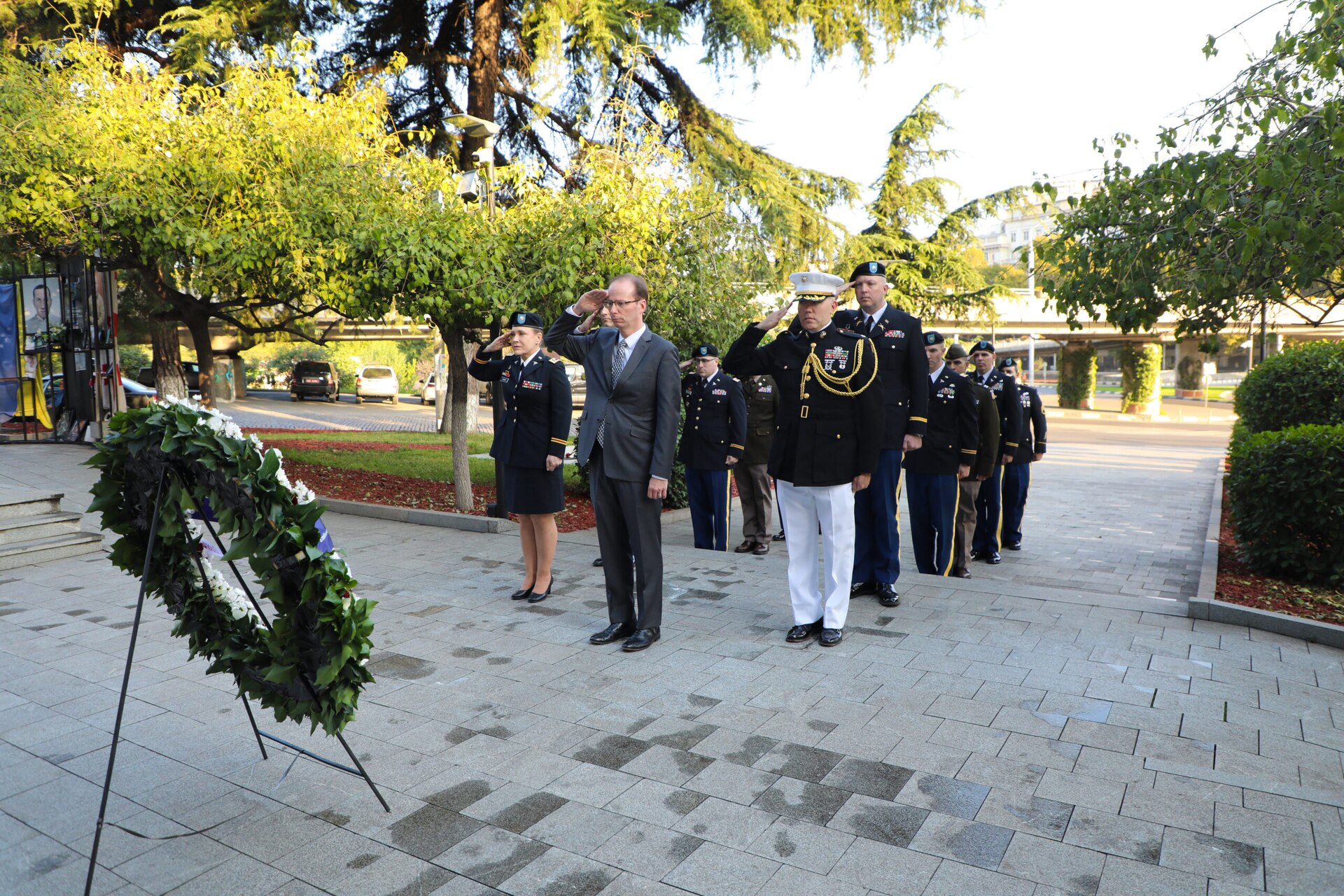 Wreath laying ceremony