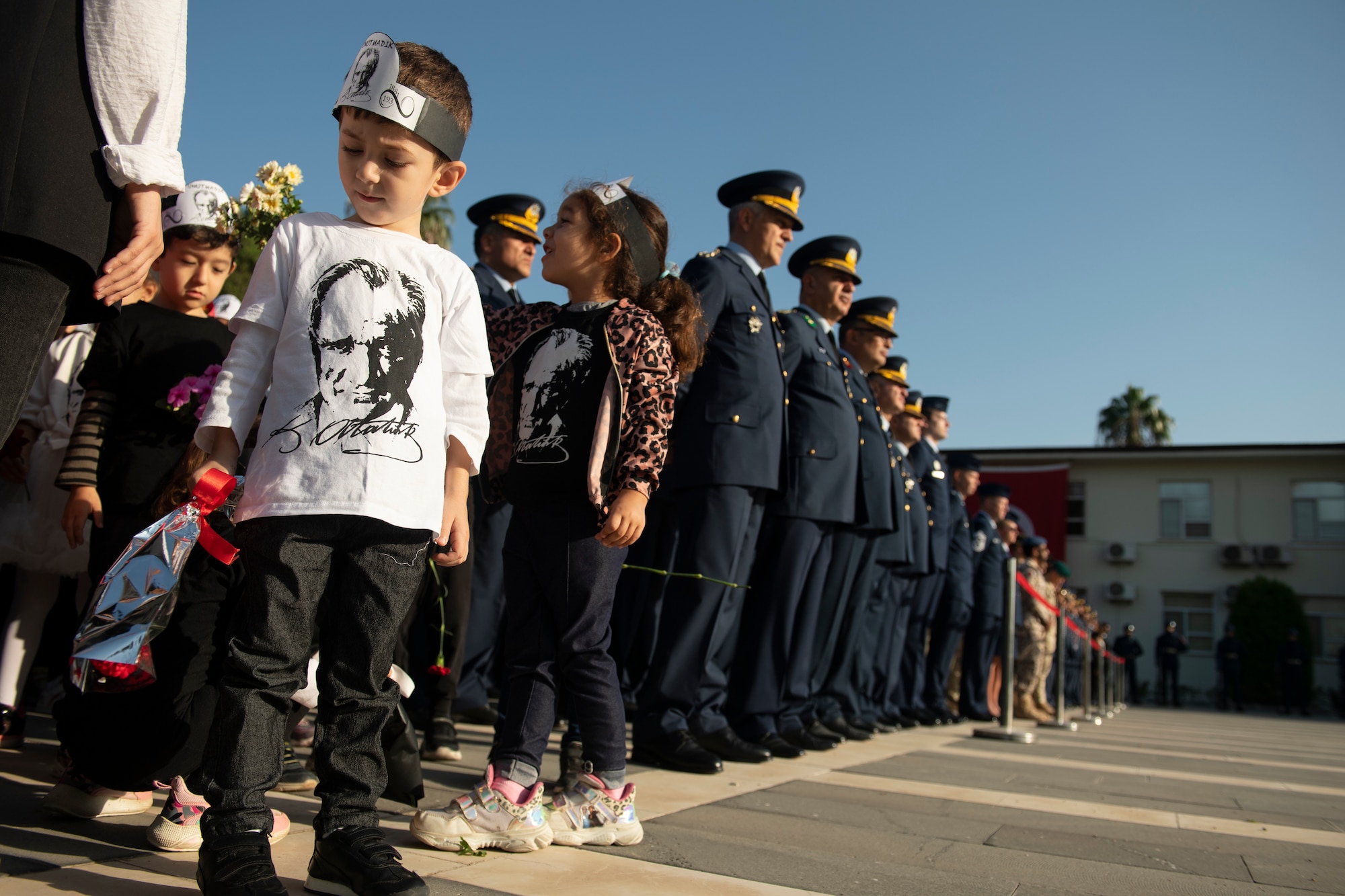 Military members attend Turkish leader memorial
