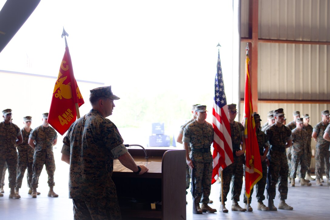 3D Force Reconnaissance Company Change of Command Ceremony