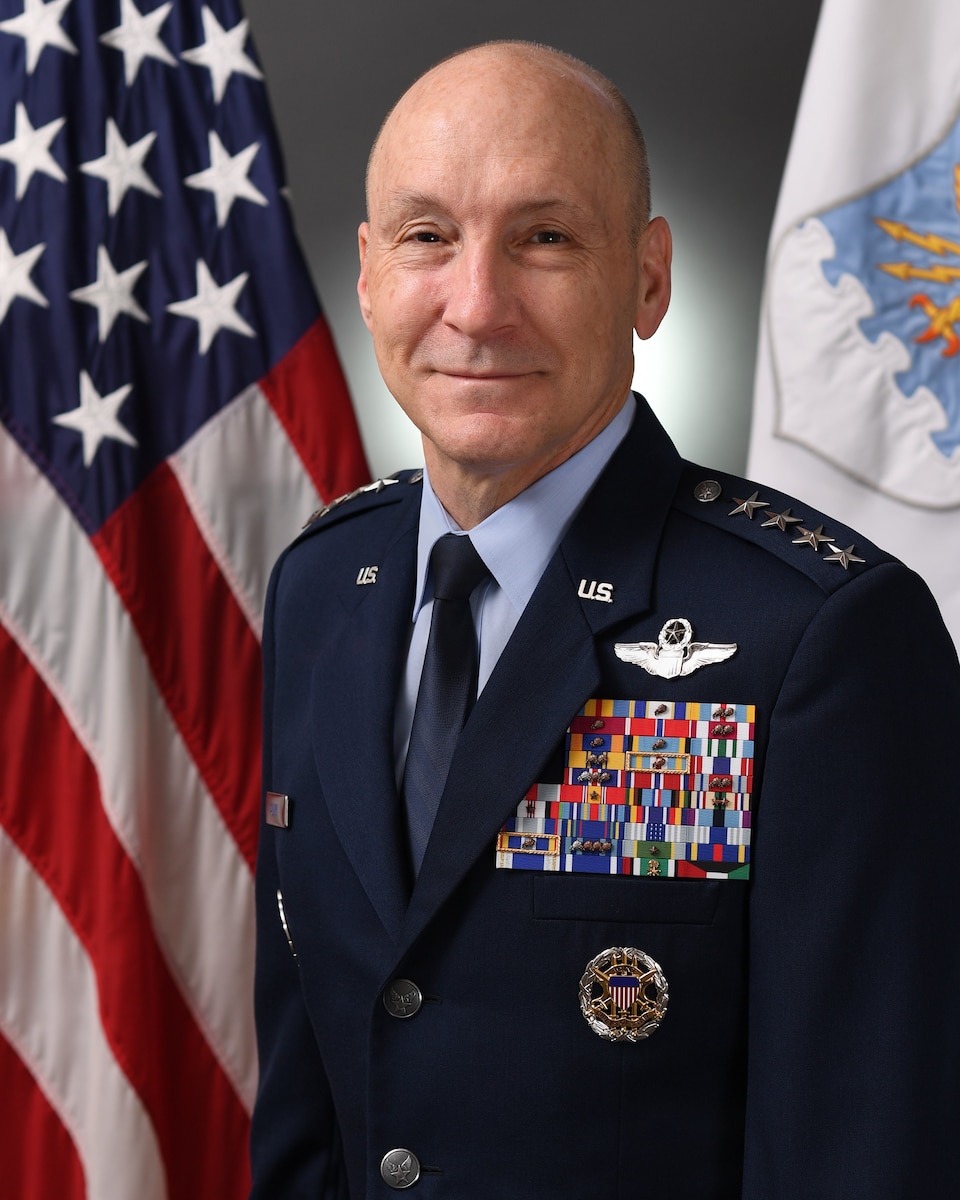 This is the official portrait of Air Force Chief of Staff Gen. David W. Allvin.