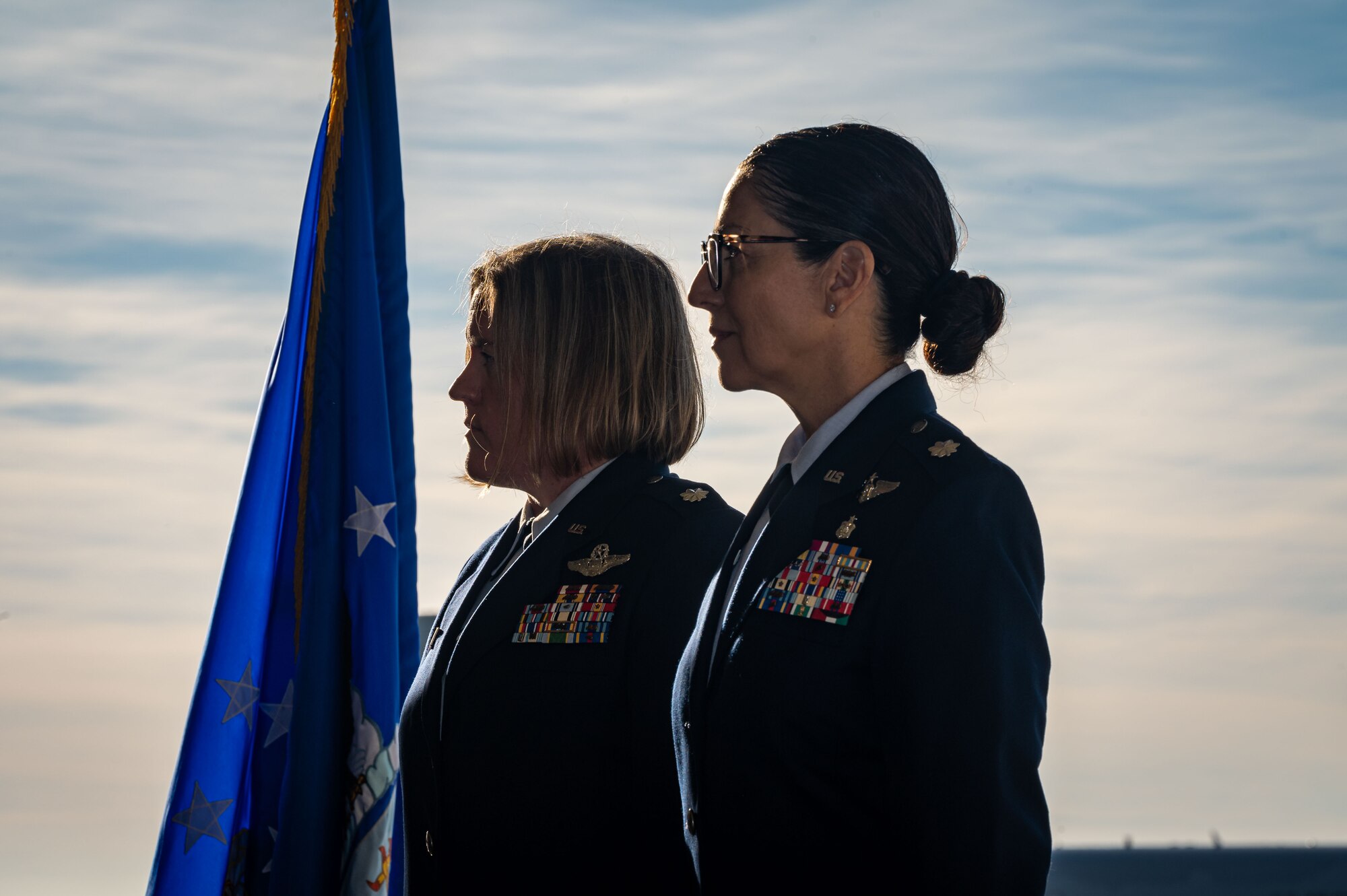 Lt. Col. Emma Piehl assumed command of the 349th Aeromedical Evacuation Squadron on November 4, 2023, at Hangar 46 on Travis Air Force Base, Calif.