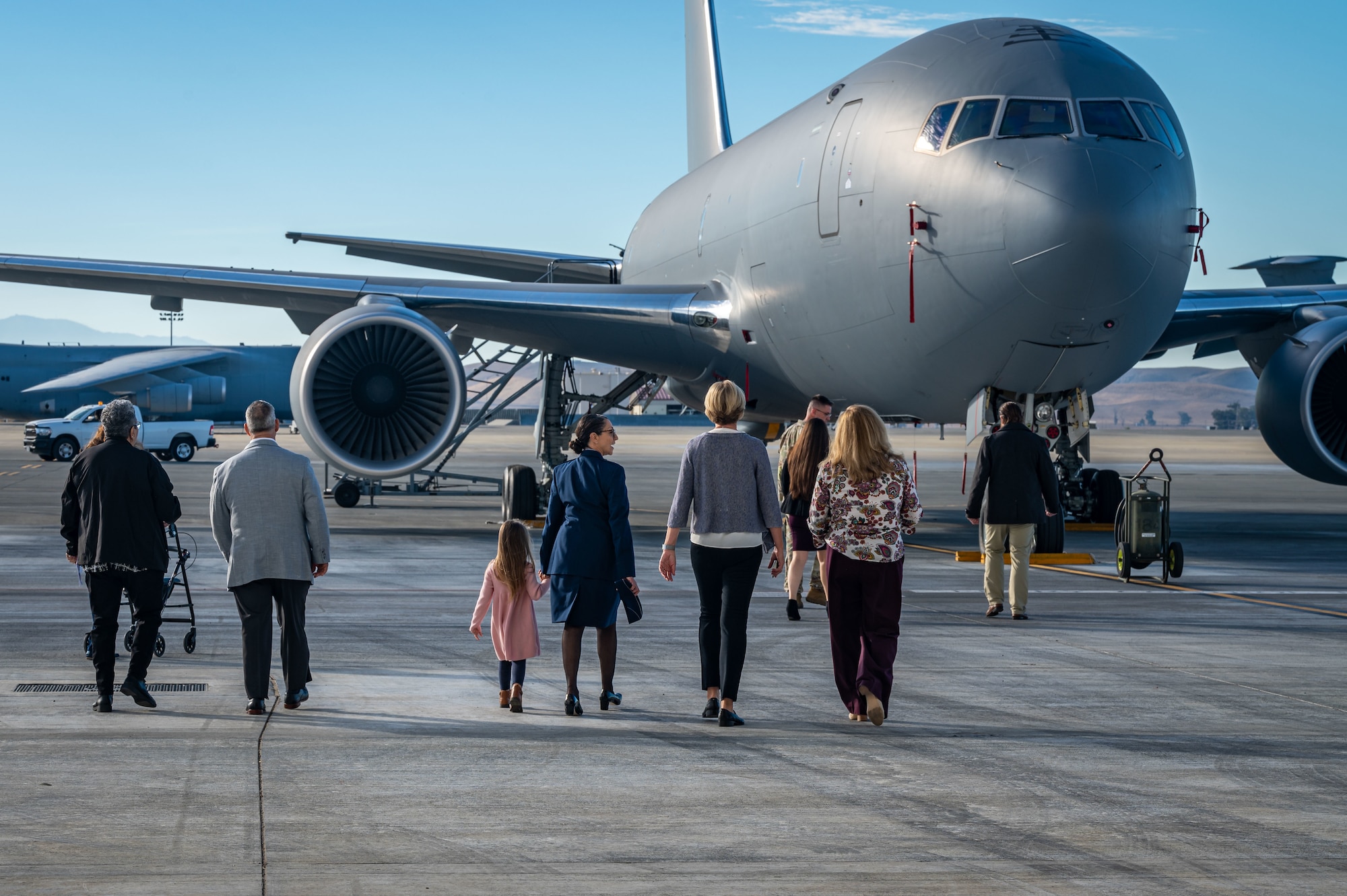 Lt. Col. Emma Piehl assumed command of the 349th Aeromedical Evacuation Squadron on November 4, 2023, at Hangar 46 on Travis Air Force Base, Calif.