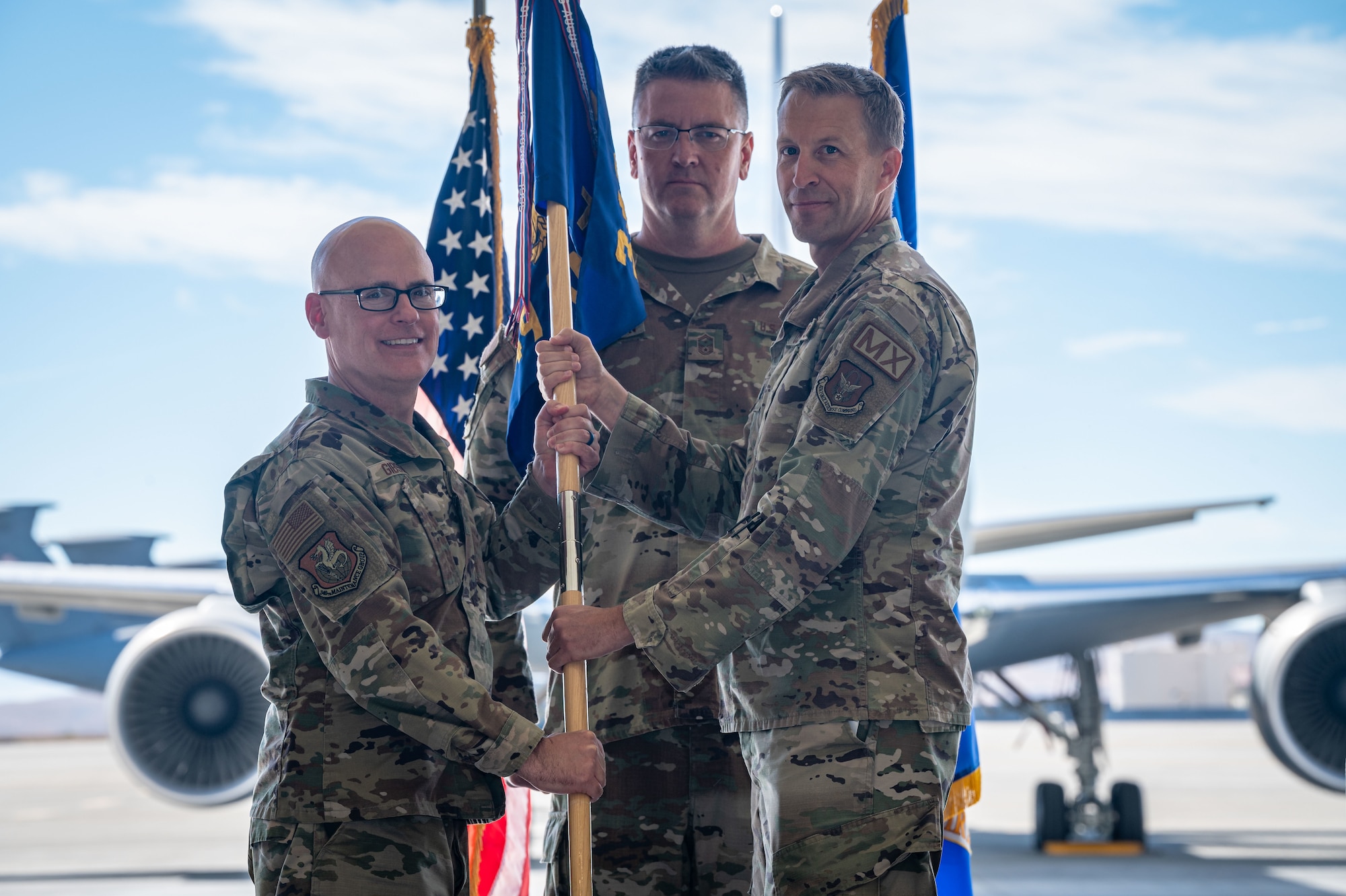 749th AMXS Change of Command ceremony