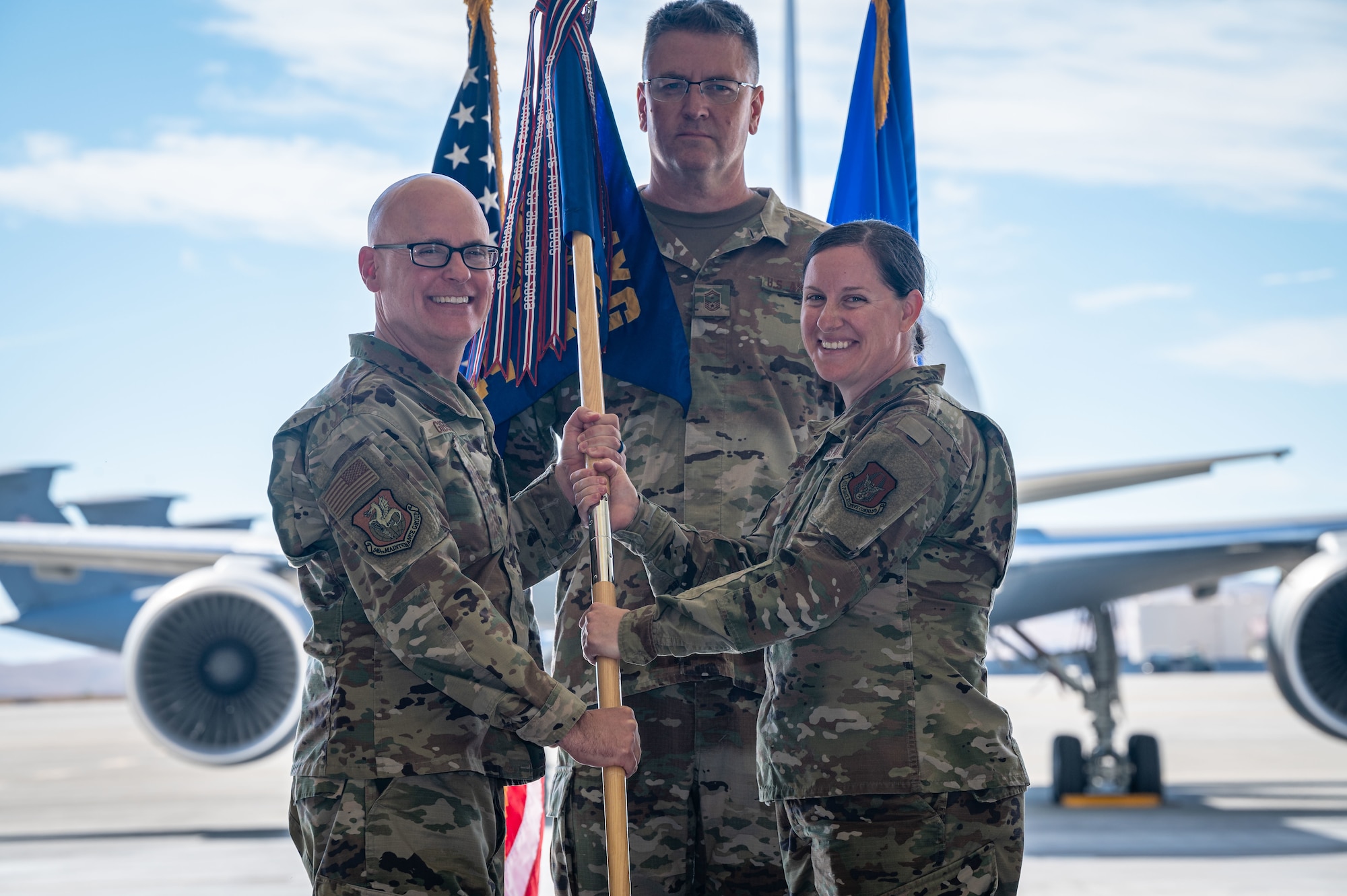 749th AMXS Change of Command ceremony