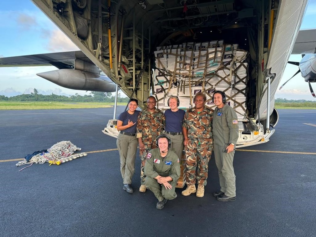 The mission’s objectives included conducting post-storm overflights, assessing the condition of ports and critical infrastructure affected by the cyclone, and providing relief supplies.