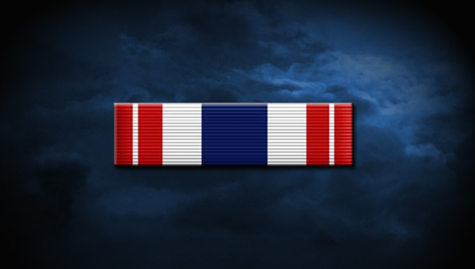 The Meritorious Unit Award is displayed on a blue background.
