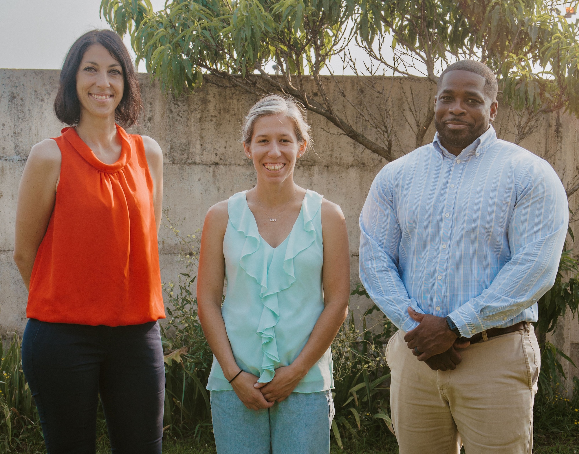 OSI Det. 531 personnel (from right) Katia Barzan, Special Agent Jeanne Brazaukas and Special Agent Brian Russel, three of the six guest speakers at OSI 5 FIR’s inaugural D+I Summit held June 28-29, 2023. (Courtesy photo)