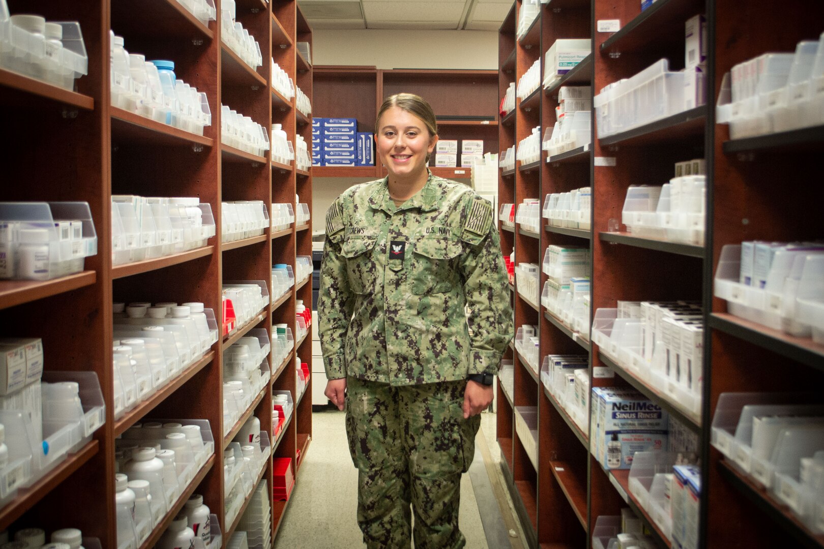 Hospital Corpsman Third Class Sophia Crews is the U.S. Navy’s Junior Pharmacy Technician of the Year for 2023.  The Phoenix Arizona Native serves aboard Naval Health Clinic Cherry Point as the Leading Petty Officer of the facility’s Pharmacy and credits the encouragement her father, a former rescue swimmer, as her inspiration to continue serving.