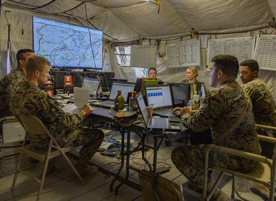 MTX 4-23: Marines with 4th Marine Logistics Group provide logistics support for MTX at Mountain Warfare Training Center