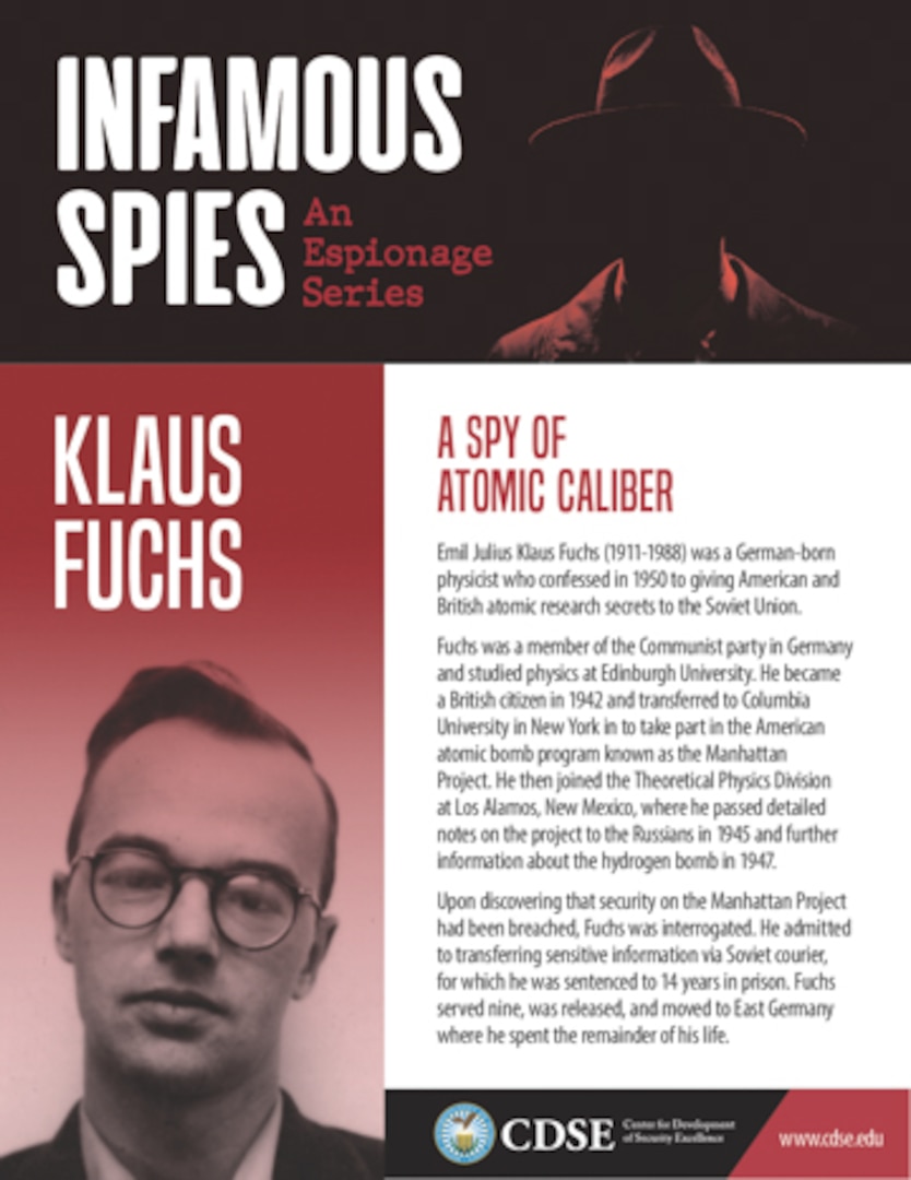 Infamous Spies: Klaus Fuchs thumbnail