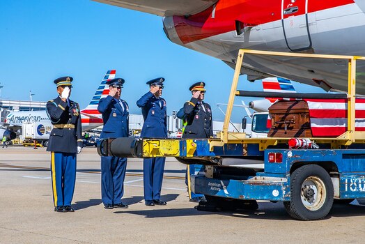  Sergeant First Class James Allen Coleman is finally home. Declared MIA on April 25, 1951 during the Korean War, he was laid to rest at Arlington National Cemetery on October 19, 2022. He was escorted home by his nephews, Col Frank Kincaid (USAF) and Col (ret) David Kincaid Jr. (USAF), and attended by his last surviving sibling, Mrs. Mary Kincaid-Chauncey. SFC Coleman is the recipient of the Silver Star, the Bronze Star with ‘V’ Device, and two Purple Hearts.