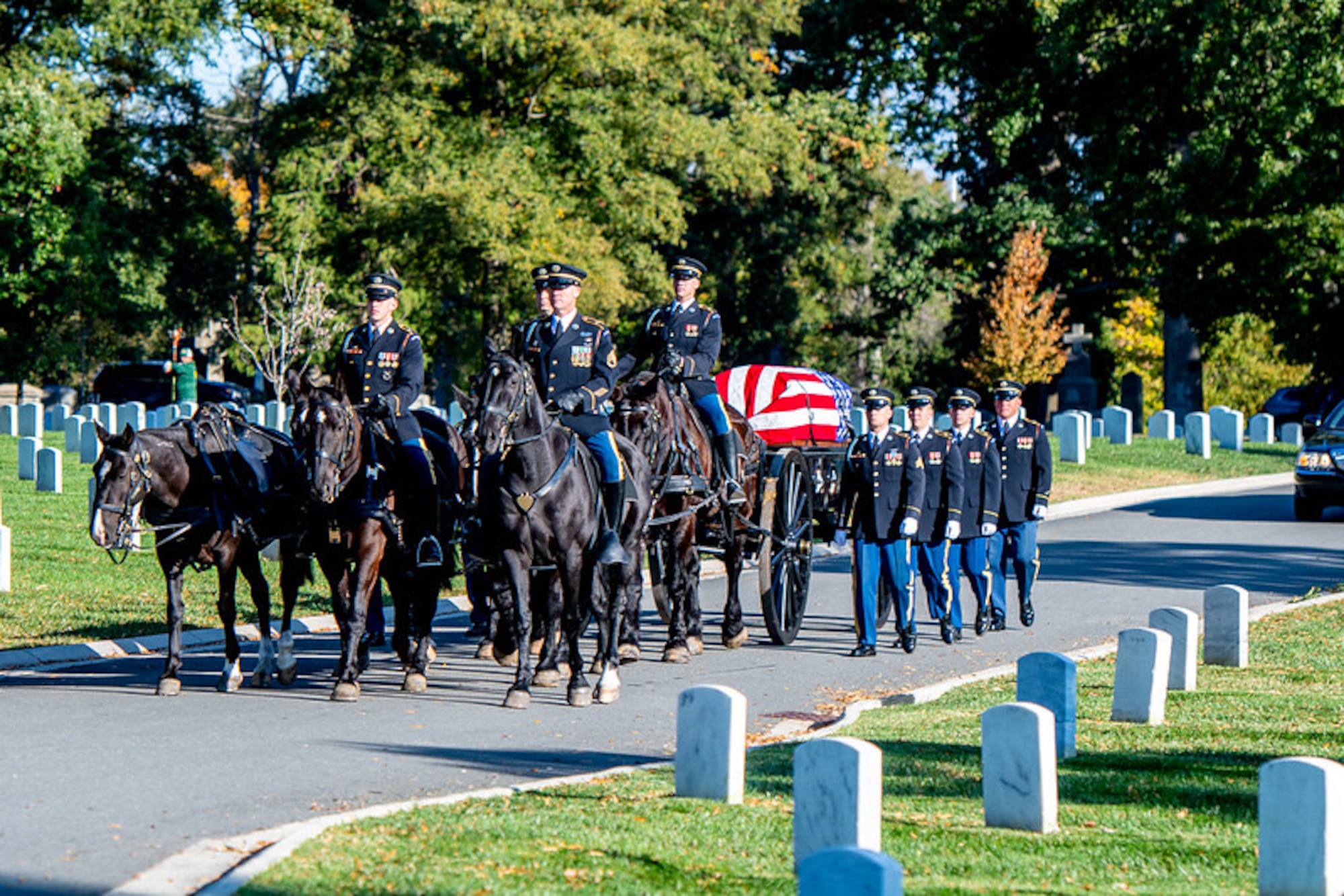 Sergeant First Class James Allen Coleman is finally home. Declared MIA on April 25, 1951 during the Korean War, he was laid to rest at Arlington National Cemetery on October 19, 2022. He was escorted home by his nephews, Col Frank Kincaid (USAF) and Col (ret) David Kincaid Jr. (USAF), and attended by his last surviving sibling, Mrs. Mary Kincaid-Chauncey. SFC Coleman is the recipient of the Silver Star, the Bronze Star with ‘V’ Device, and two Purple Hearts.