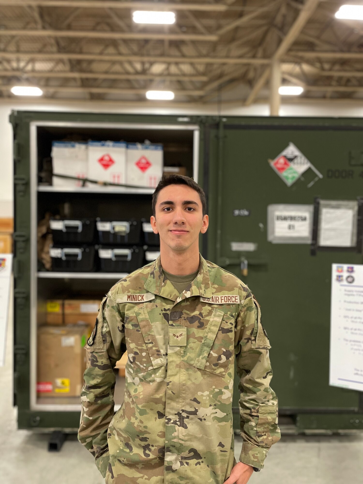 A photo of Airman First Class Lowell Minick
