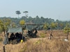 U.S. and Brazilian Armies conducts field artillery training with a 105mm Howitzer in Ferreira Gomes, Brazil, on Nov. 12, 2023. The two armies trained together for the first time during exercise Southern Vanguard 24 as part of our enduring promise in partnership and to enhance Army interoperability and shared capabilities. (Courtesy photo)