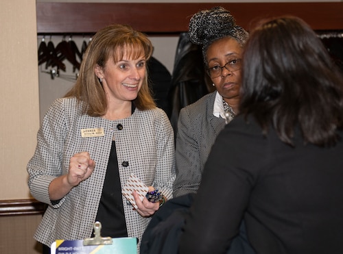 candidates at hiring fair