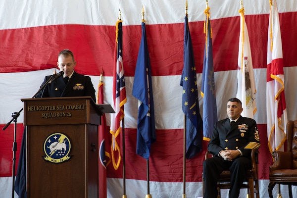HSC-26 Change of Command