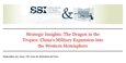 Cover for Strategic Insights: The Dragon in the Tropics: China's Military Expansion into the Western Hemisphere