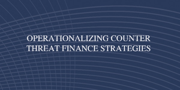 Cover for Operationalizing Counter Threat Finance Strategies