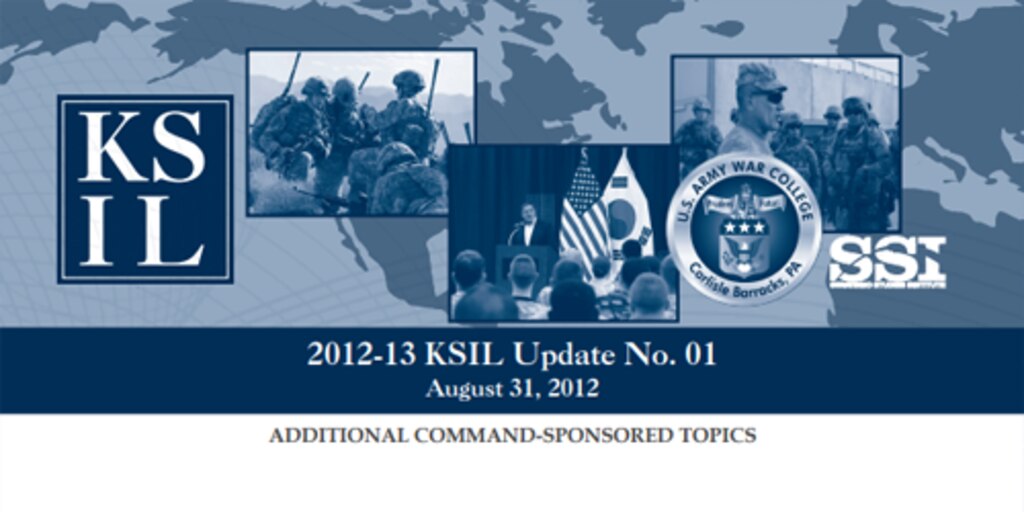 Cover for 2012-13 KSIL Update No. 01