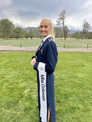 2nd Lt. Madison Marsh was crowned Miss Colorado in May 2023 just before graduating from the United States Air Force Academy and commissioning as an Air Force Officer.  Currently, she is in a master’s degree program at the Harvard Kennedy School through the Air Force Institute of Technology’s Civilian Institution Programs and preparing to compete in the Miss USA pageant in 2024. (Courtesy Photo)