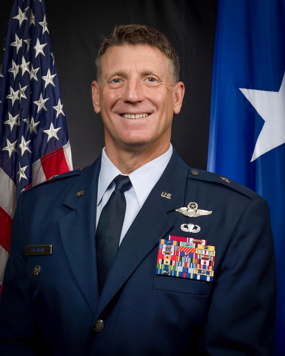 A portrait of Brig. Gen. Bradford R. Everman, commander, New Jersey Air National Guard and Assistant Adjutant General-Air.