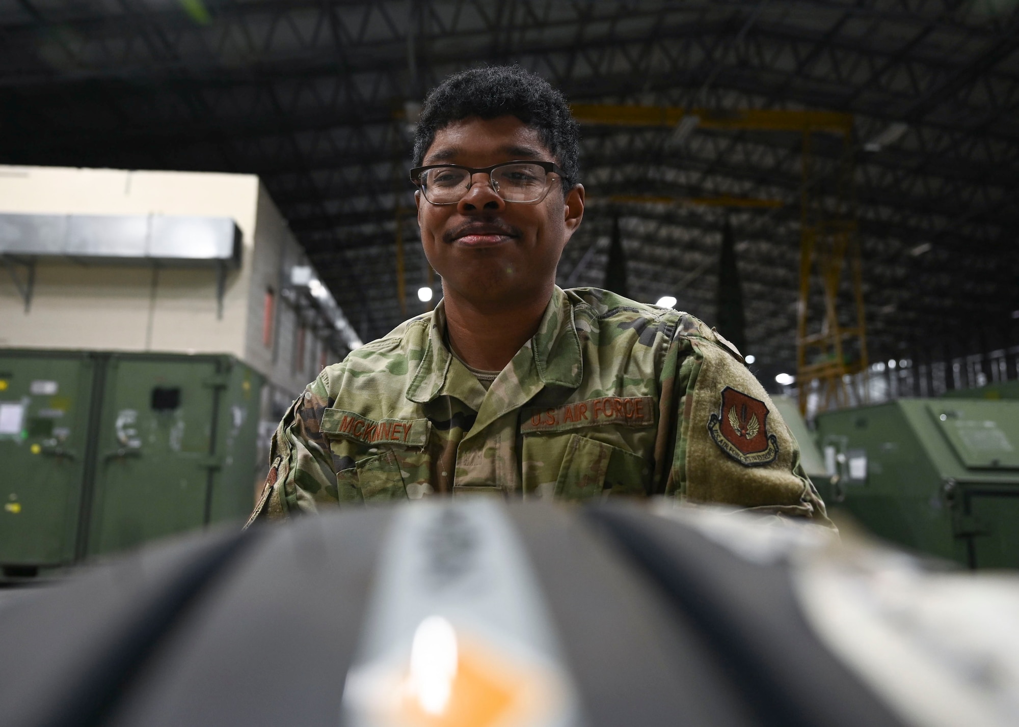 Mobility readiness spares package section oversees 36,000 assets and supports RAFM four weapons systems.