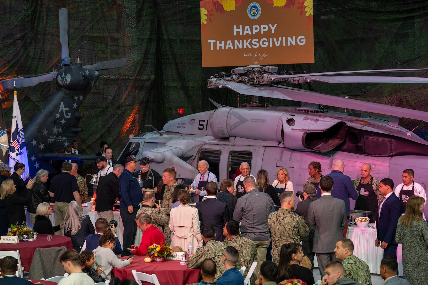 Presidential Friendsgiving visit