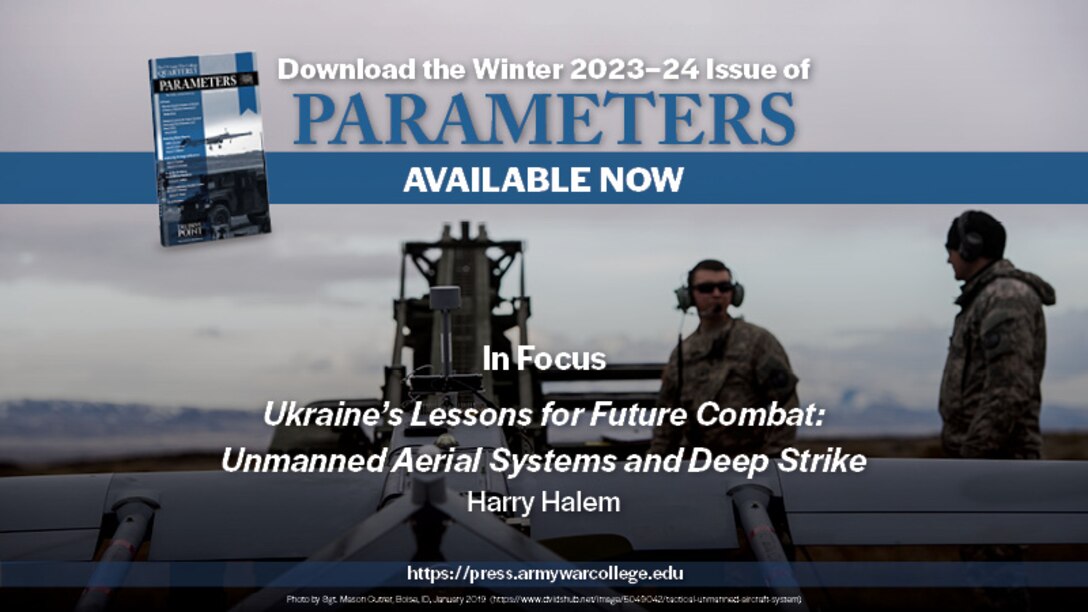 The Russia-Ukraine War holds many lessons for the US Army and American policymakers and leaders on the nature and role of reconnaissance-strike complexes in modern combat, especially Ukraine’s development of a battle-management system that fuses unmanned aerial systems and satellite reconnaissance to enable the fire coordination for deep strikes into the enemy rear. In the research presented here, open-source analysis and interviews in Ukraine focus on the development and employment of reconnaissance-strike complexes with respect to deep strike and the likelihood of mutual territorial attack.  
Keywords: unmanned aerial systems, deep strike, reconnaissance-strike complex, electronic warfare, Russia-Ukraine War