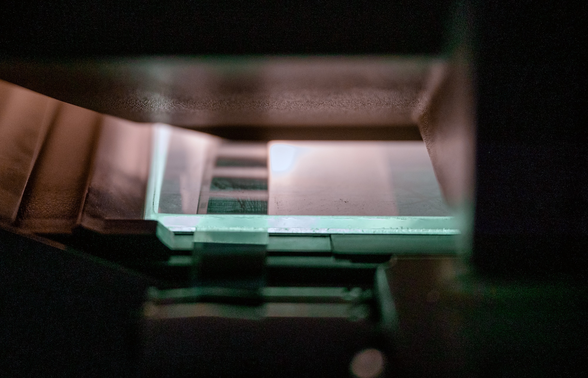 Close up photo of a microfilmer