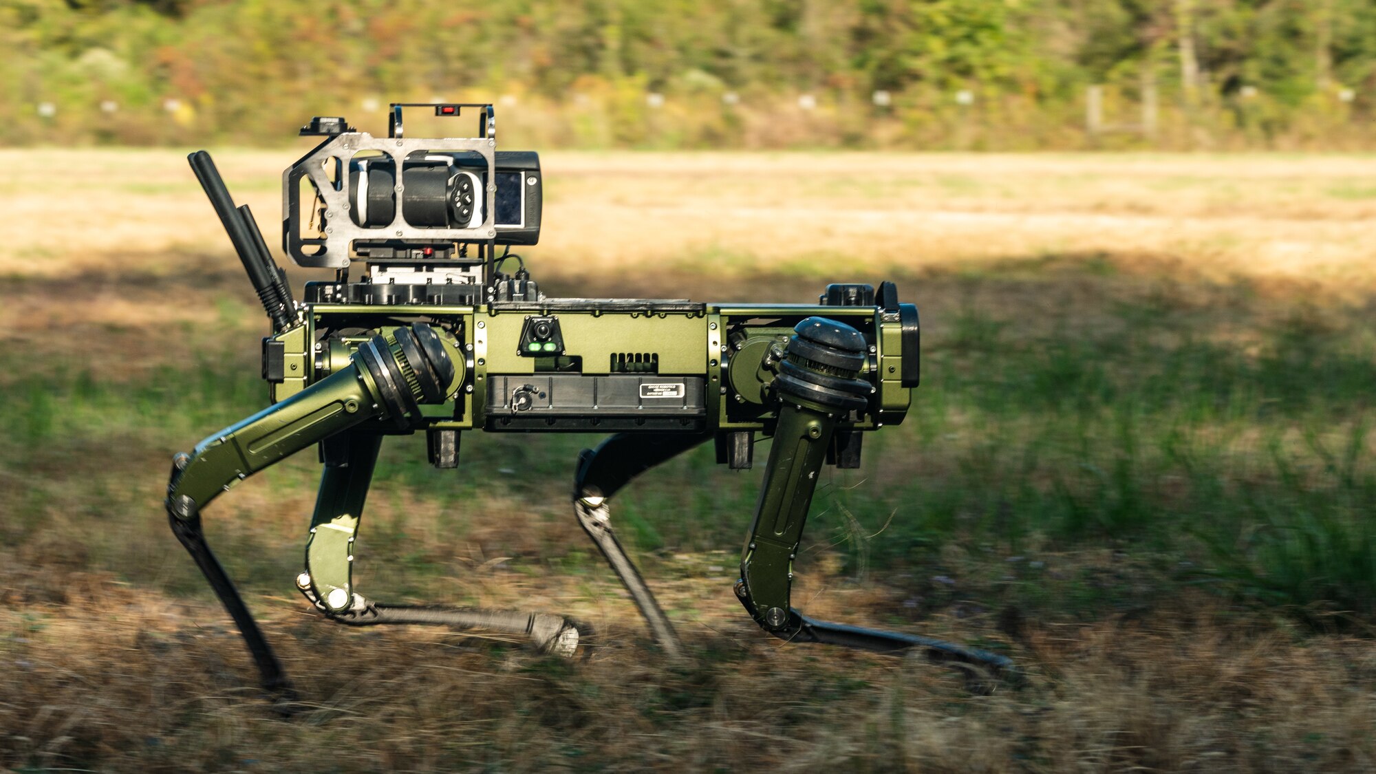 These machines, nicknamed "Robot Dogs", were created to augment manned chemical, biological, radiological, and nuclear response teams, minimizing the danger these Airmen face in hostile environments.