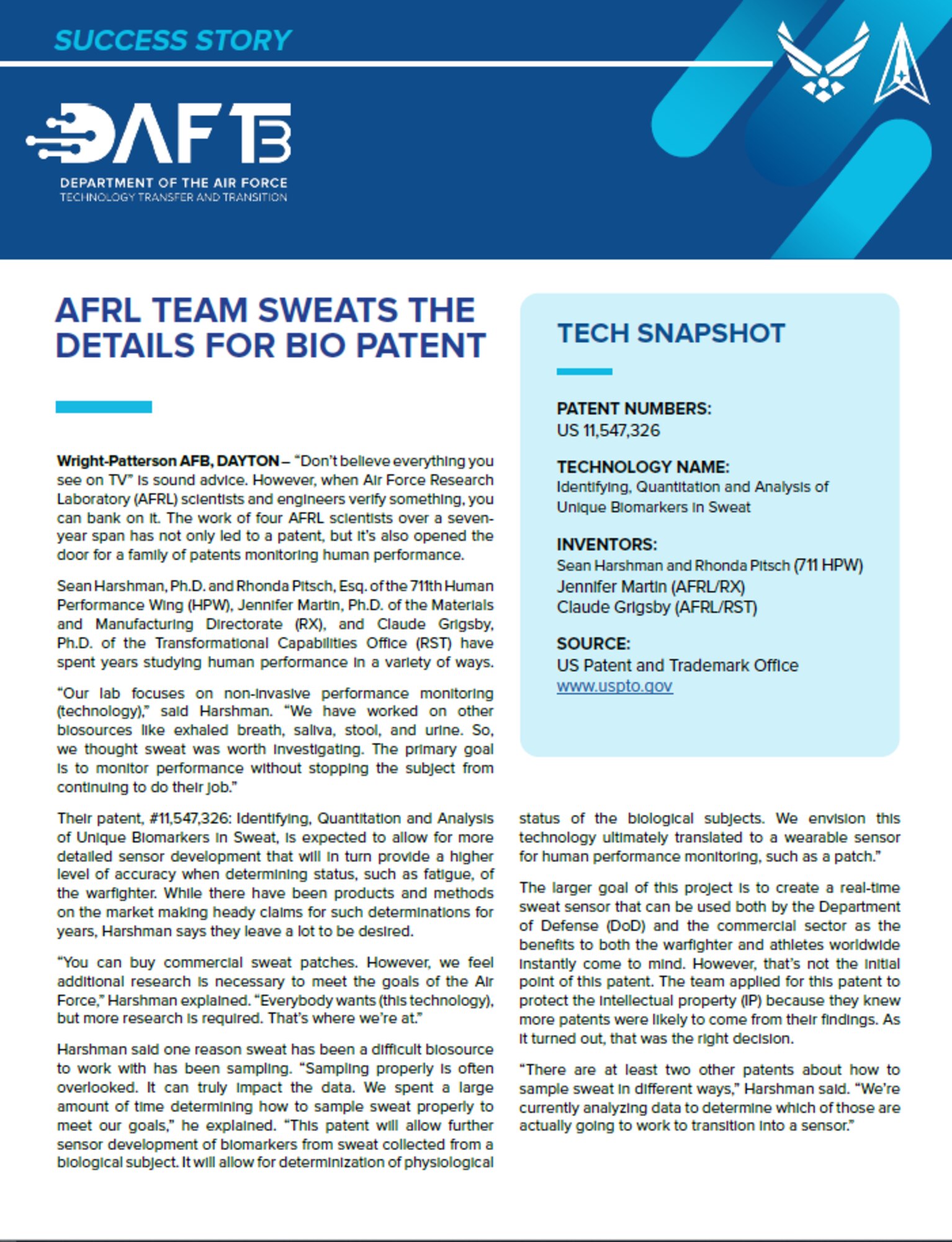 AFRL TEAM SWEATS THE DETAILS Thumbnail