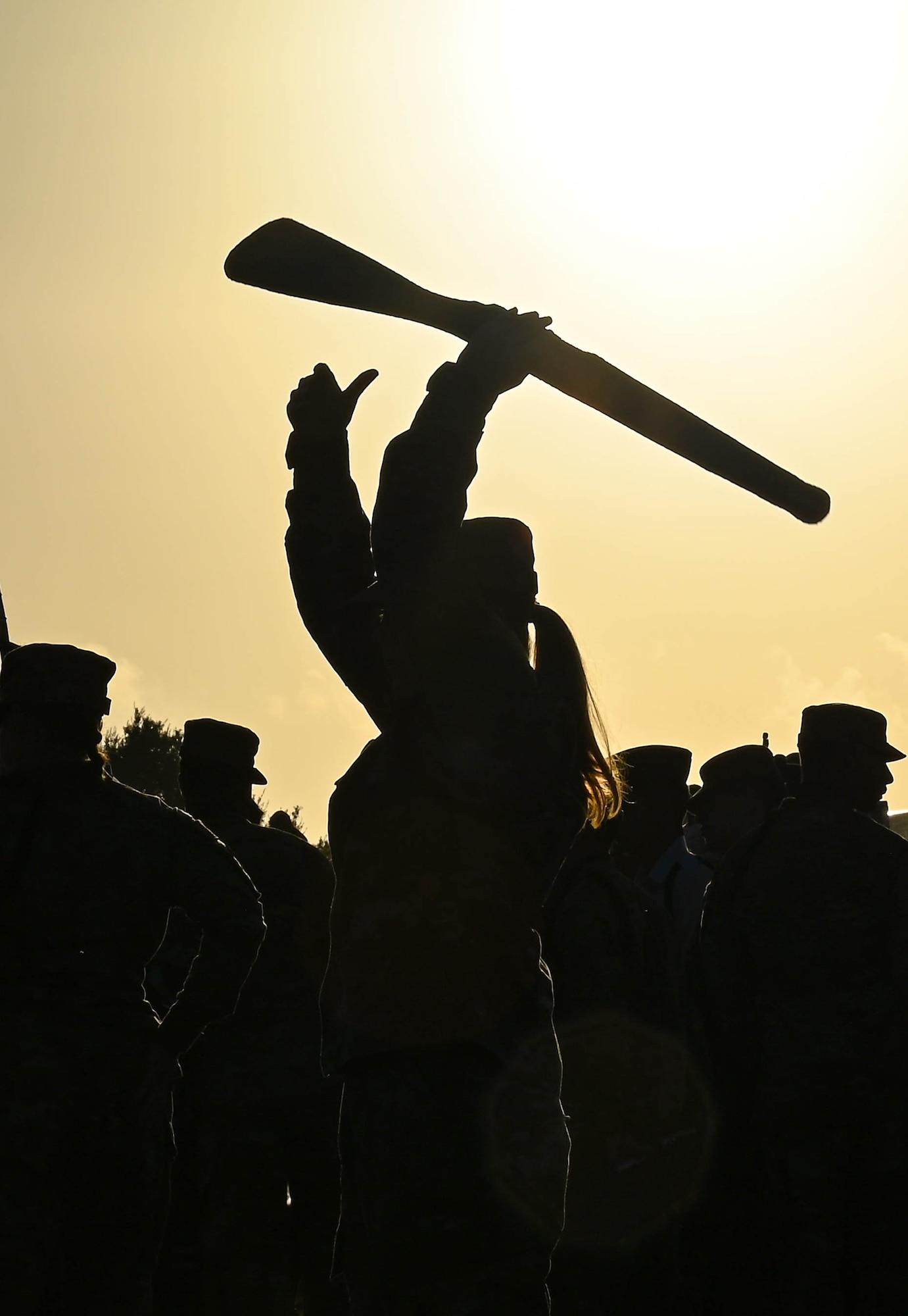 A member of the 81st Training Group drill team spins her rifle while warming up for the 81st Training Group drill down on the Levitow Training Support Facility drill pad at Keesler Air Force Base, Mississippi, Oct. 27, 2023.