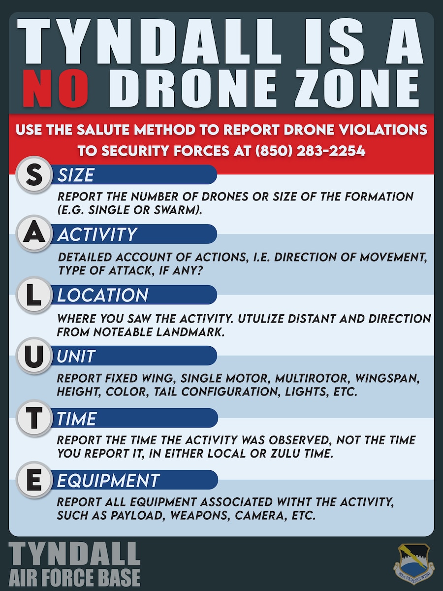 Tyndall Air Force Base is a No Drone Zone > Tyndall Air Force Base