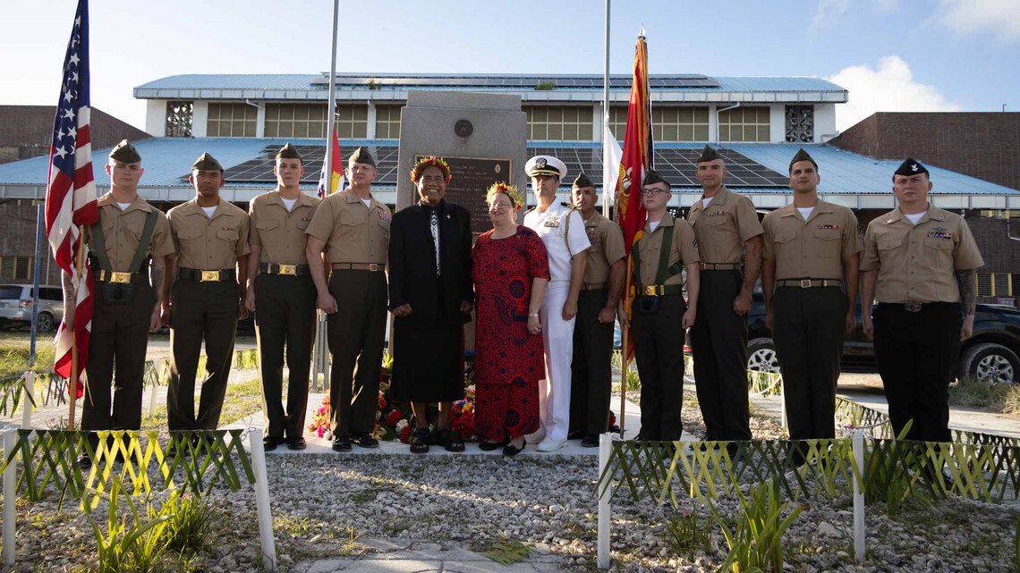 PACIFIC MARINES, KIRIBATI AND U.S. EMBASSY SUVA COMMEMORATE 80TH ANNIVERSARY OF THE BATTLE OF TARAWA