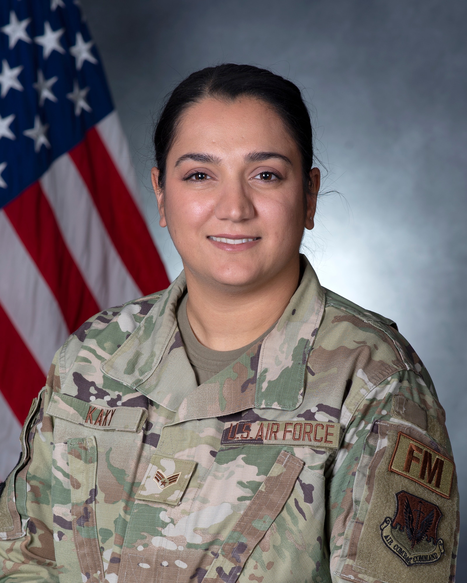 airman in Operational Camouflage Pattern