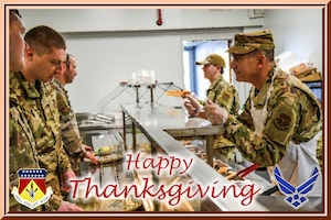 Col. Raymond A. Smith Jr. wishes a happy Thanksgiving. (U.S. Air Force photo by Master Sgt. Patrick O'Reilly)