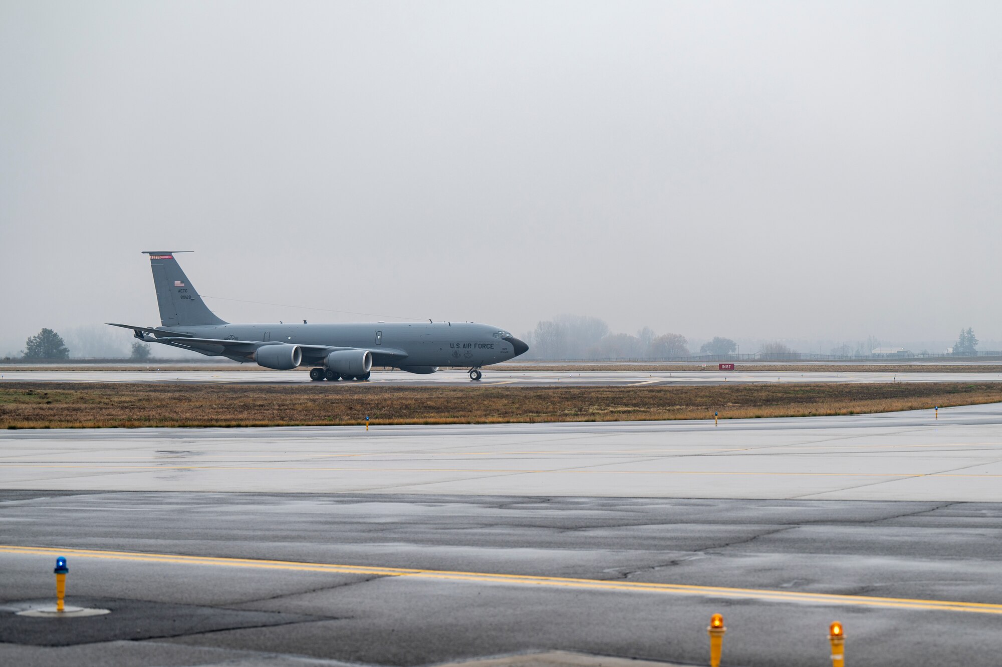 A KC-135 Taxis