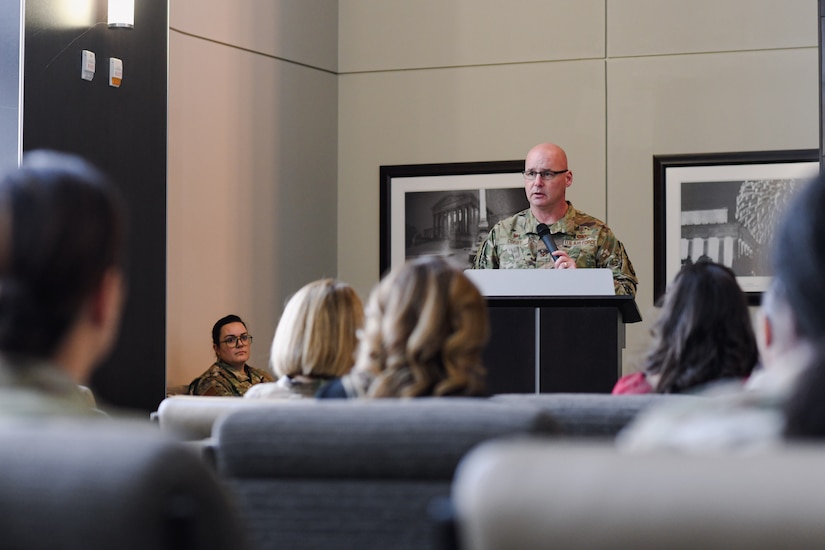 Man giving a speech.